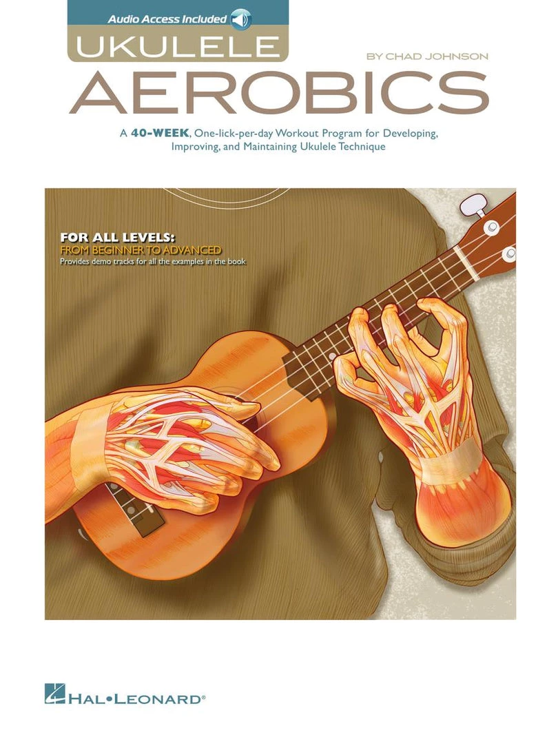 Hal Leonard Ukulele Aerobics For All Levels Book Books & AV