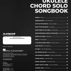 Hal Leonard The Easy Ukulele Chord Solo Songbook Books & AV
