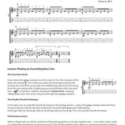 Hal Leonard Kev's QuickStart For Fingerstyle 2 Ukulele Book