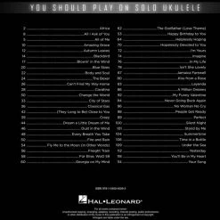 Hal Leonard First 50 Songs You Should Play On Solo Ukulele