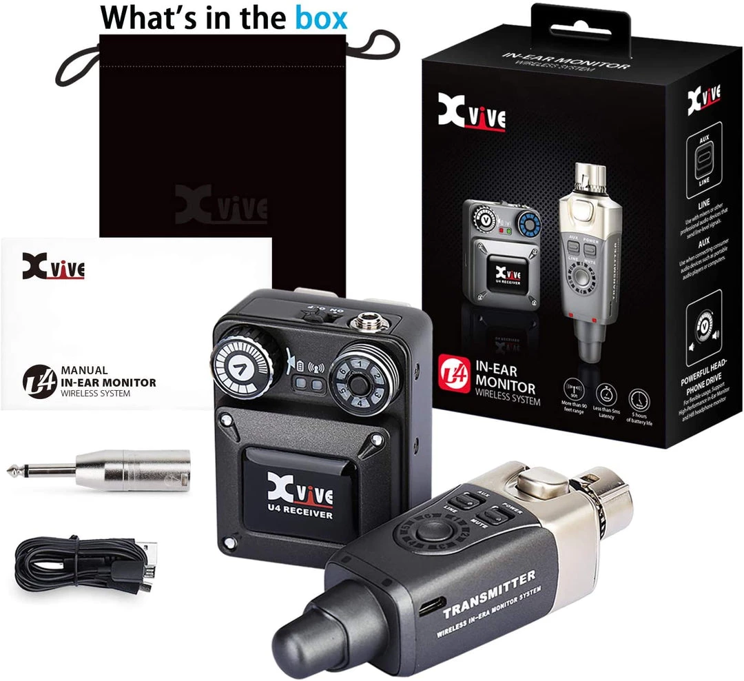 Accessories Xvive U4 In-Ear Monitor Wireless System