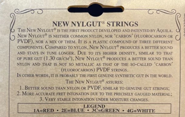 Accessories Aquila New Nylgut® Soprano Ukulele Strings