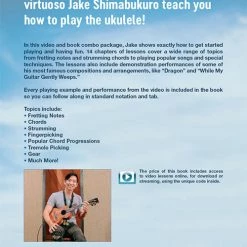 Hal Leonard Books & AV Jake Shimabukuro Ukulele Lessons Book