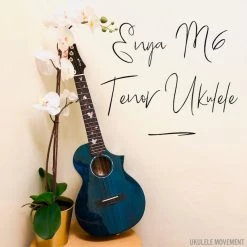 Ukuleles Enya All-Solid Mahogany Tenor Ukulele EUT-M6/BLUE (Blue)