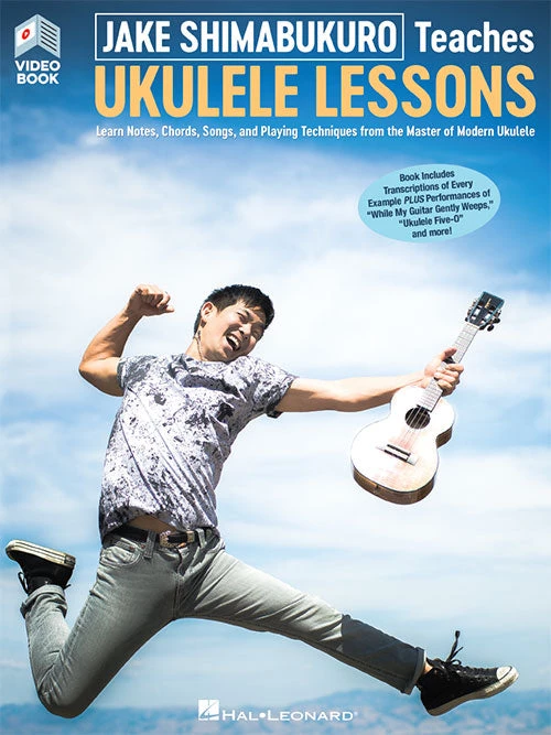 Hal Leonard Books & AV Jake Shimabukuro Ukulele Lessons Book