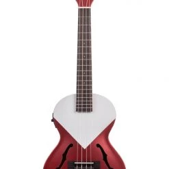 Kala Archtop Tenor Ukulele With Pickup (Chicago Red)