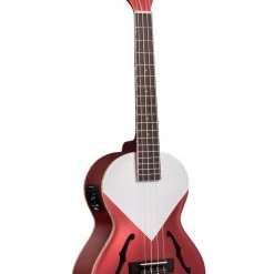 Kala Archtop Tenor Ukulele With Pickup (Chicago Red)