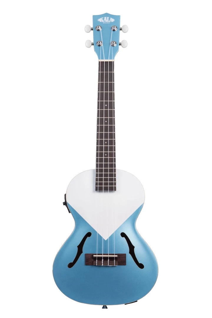 Kala Archtop Tenor Ukulele With Pickup (Lake Shore Blue)