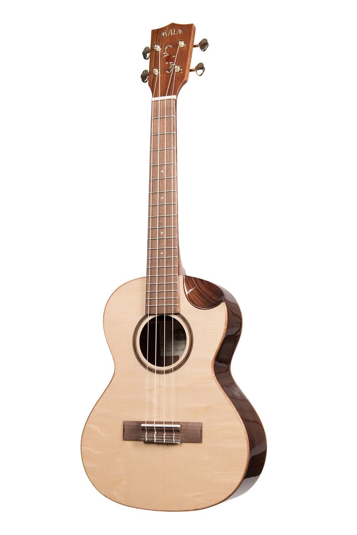 Kala All Solid Spruce Scallop Tenor Ukulele (KA-SPT-SC) Ukuleles