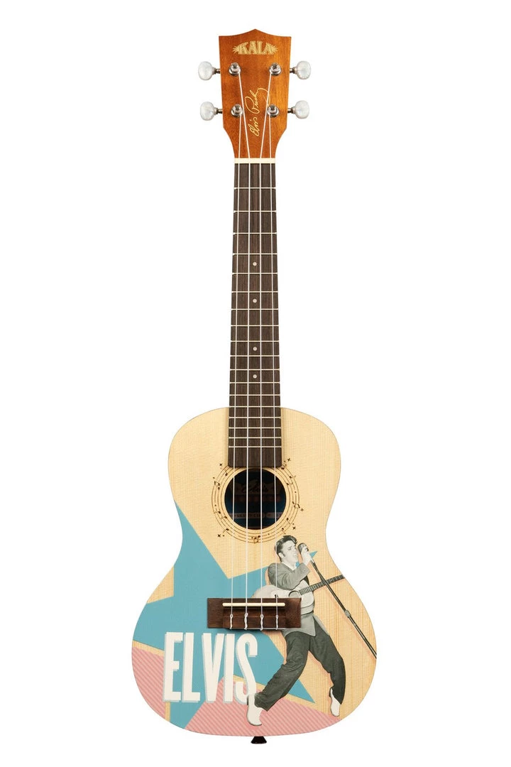 Ukuleles Kala Learn-To-Play Concert Ukulele Starter Kit (Elvis Rockabilly)