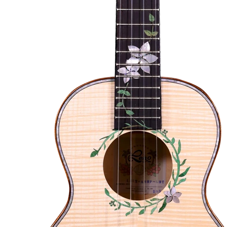 Leho All-Solid Flame Maple Ukulele (ASMP Series) Ukuleles