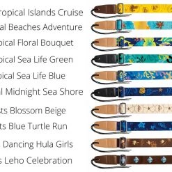 Leho Colourful Ukulele Straps (assorted Designs) Accessories