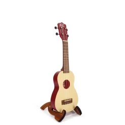 Ukuleles MyLeho Solid Spruce Top Soprano Ukulele (Red Wine)