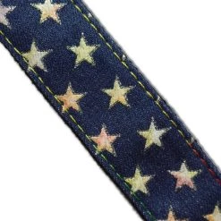Renegade Ukulele Strap STRAP/SD35 (Dark Blue Denim Large Star)