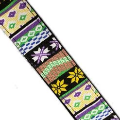 Renegade Accessories Ukulele Strap STRAP/SD36 Yellow Flower