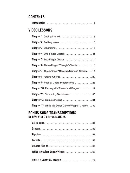Hal Leonard Books & AV Jake Shimabukuro Ukulele Lessons Book