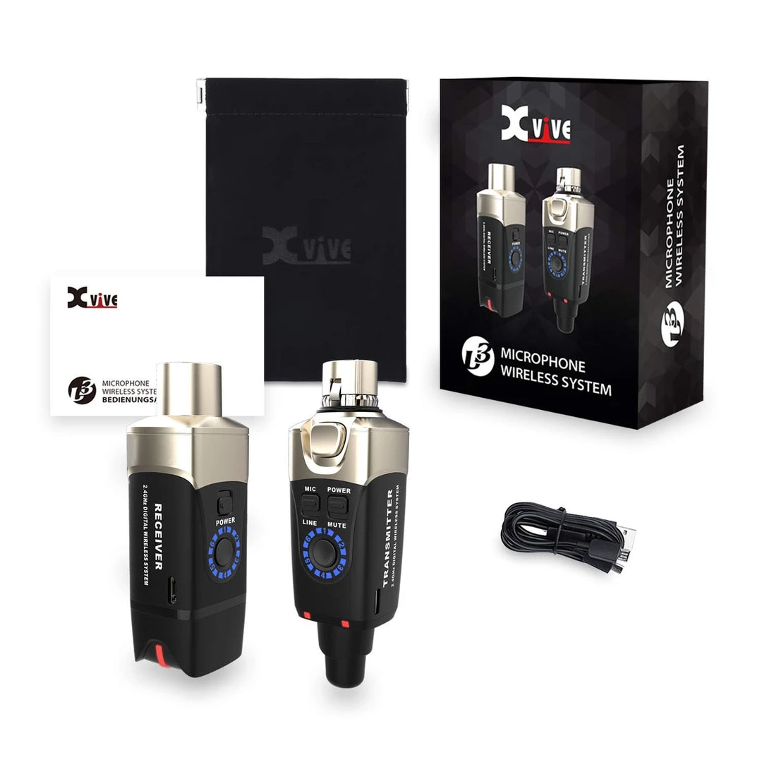 Xvive U3 Plug-on Microphone Wireless System Accessories