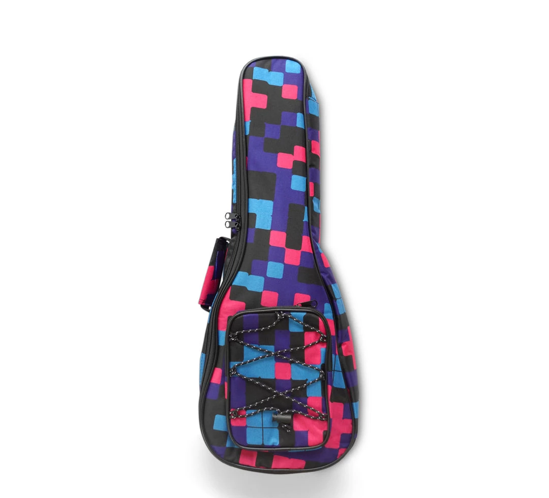 UKULELE MOVEMENT Padded Ukulele Gigbag (Tetris Print)