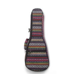 UKULELE MOVEMENT Padded Ukulele Gigbag (Colourful Woven)
