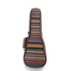 UKULELE MOVEMENT Padded Ukulele Gigbag (Colourful Woven)