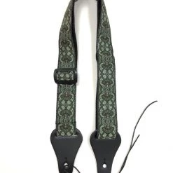 Renegade Accessories Ukulele Strap STRAP/SD18 Green Jacquard