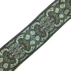 Renegade Accessories Ukulele Strap STRAP/SD18 Green Jacquard