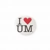 Accessories UM Badge - I Love UM