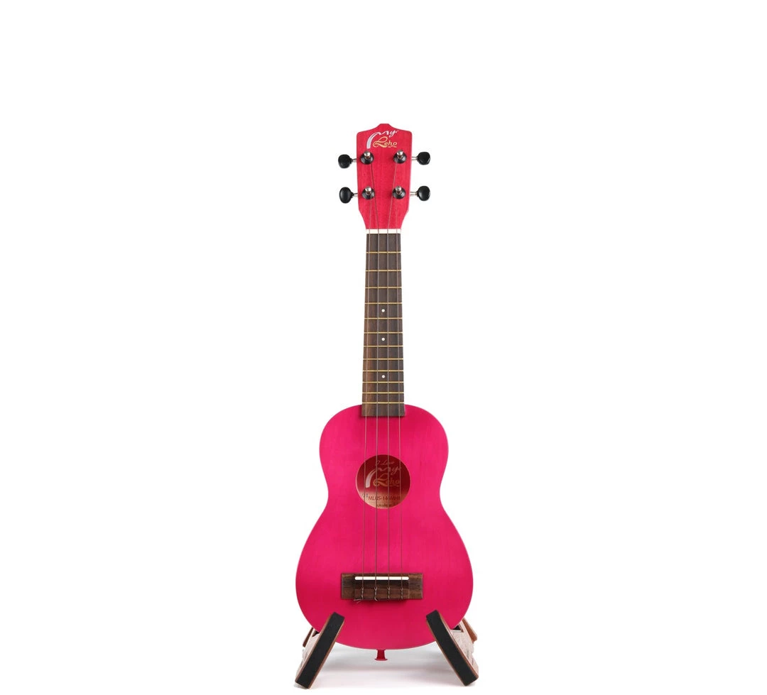 MyLeho Coloured Soprano Ukulele (Hawaiian Rose) Ukuleles